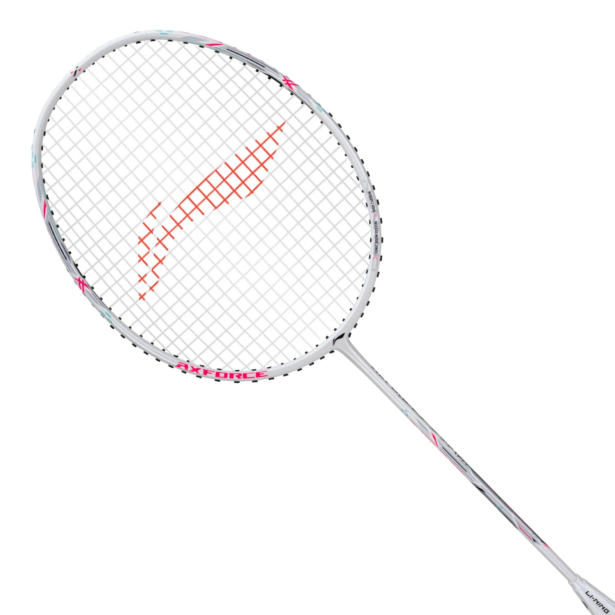 LI - NING AXFORCE Cannon Light White Badminton Racquet Unstrung - Gem Sports