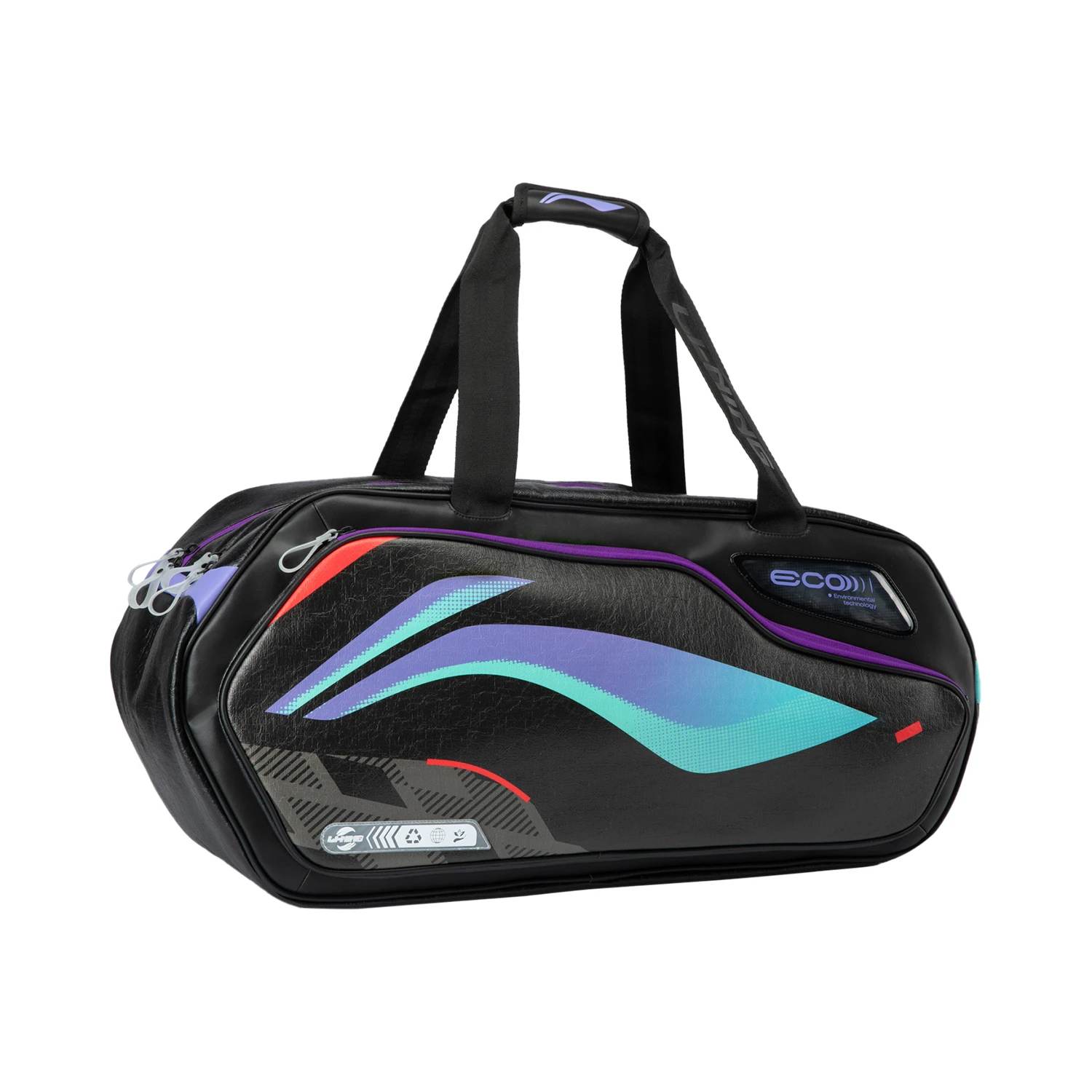 LI - NING Badminton Racquet Bag (6PCS) ABJU013 - 1 Black - Gem Sports