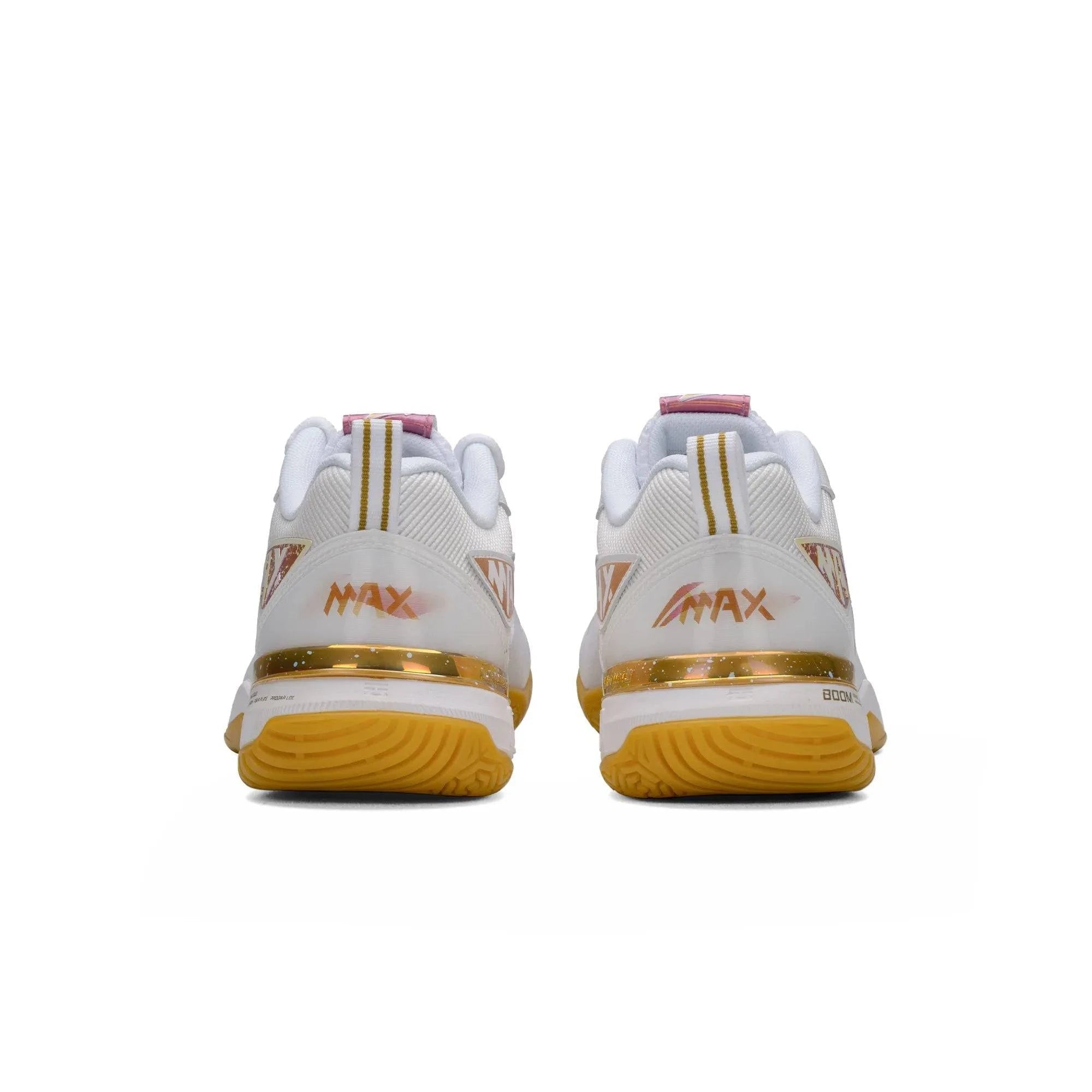 LI - NING Blade Max Badminton Shoes White/Gold UNISEX AYAU003 - 1 - Gem Sports