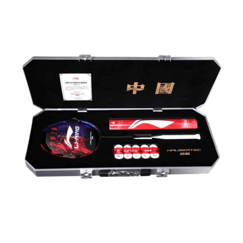 LI - NING HALBERTEC 9000 Limited Edition Set Navy Red - Gem Sports