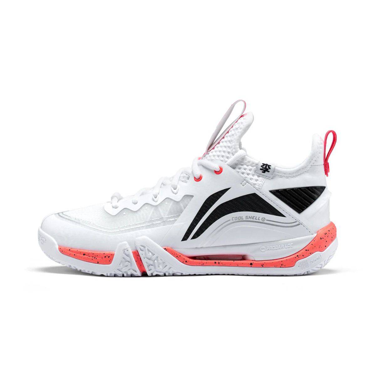 LI - NING SAGA II Pro Badminton Shoes White UNISEX AYAT003 - 3 - Gem Sports