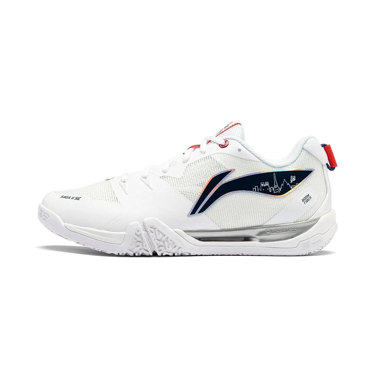 LI - NING SAGA II SE Badminton Shoes White UNISEX AYZU001 - 1 - Gem Sports