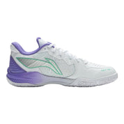 LI - NING THUNDER NEW AYZU015 - 1 UNISEX Badminton Shoes - White/Purple - Gem Sports