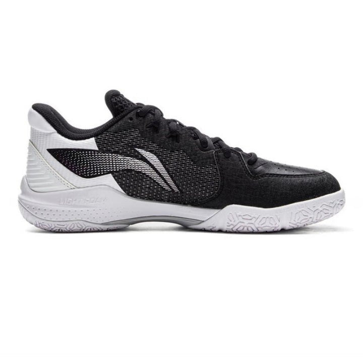 LI - NING THUNDER NEW AYZU015 - 4 WIDE Badminton Shoes - Black/White - Gem Sports