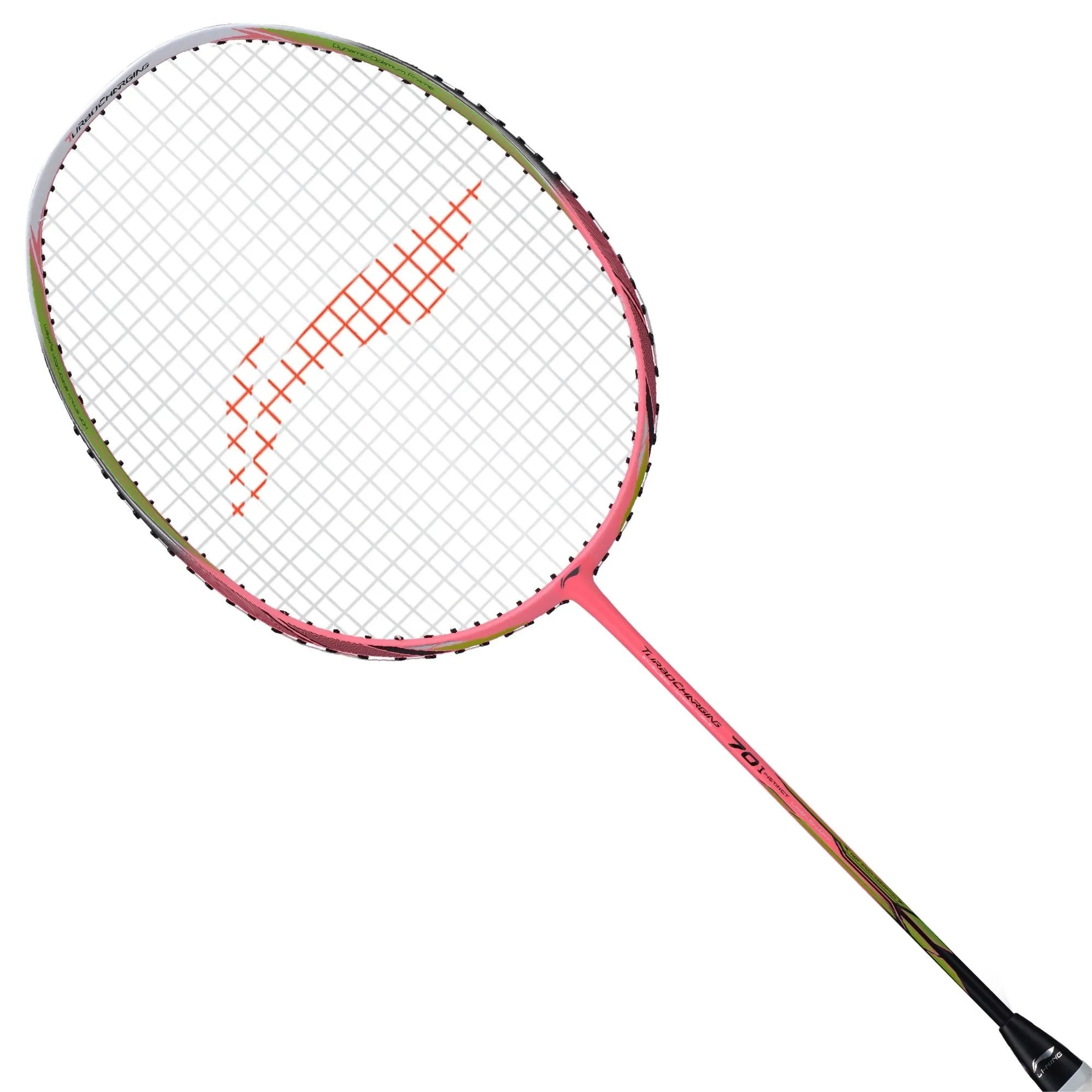 LI - NING TURBO CHARGING 70I Pink Badminton Racquet 5U(79g)/G6 - Gem Sports