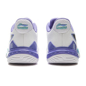 LI - NING YUN TING NEW AYZU017 - 1 UNISEX Badminton Shoes - White/Purple - Gem Sports