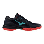 MIZUNO WAVE CLAW 3 Badminton Shoes Salute/Hibiscus/Peacock Blue UNISEX - Gem Sports