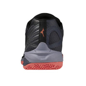 MIZUNO WAVE CLAW 3 UNISEX Badminton Shoes - Odyssey Grey/White/Calypso Coral - Gem Sports