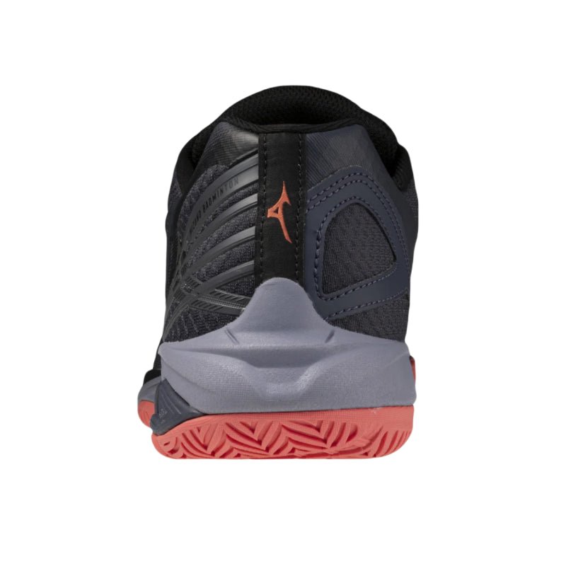 MIZUNO WAVE CLAW 3 UNISEX Badminton Shoes - Odyssey Grey/White/Calypso Coral - Gem Sports