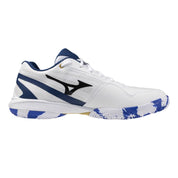 MIZUNO Wave Claw 4 Unisex Badminton Shoes – White / Dazzling Blue - Gem Sports