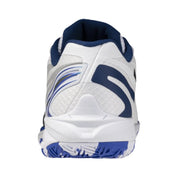 MIZUNO Wave Claw 4 Unisex Badminton Shoes – White / Dazzling Blue - Gem Sports