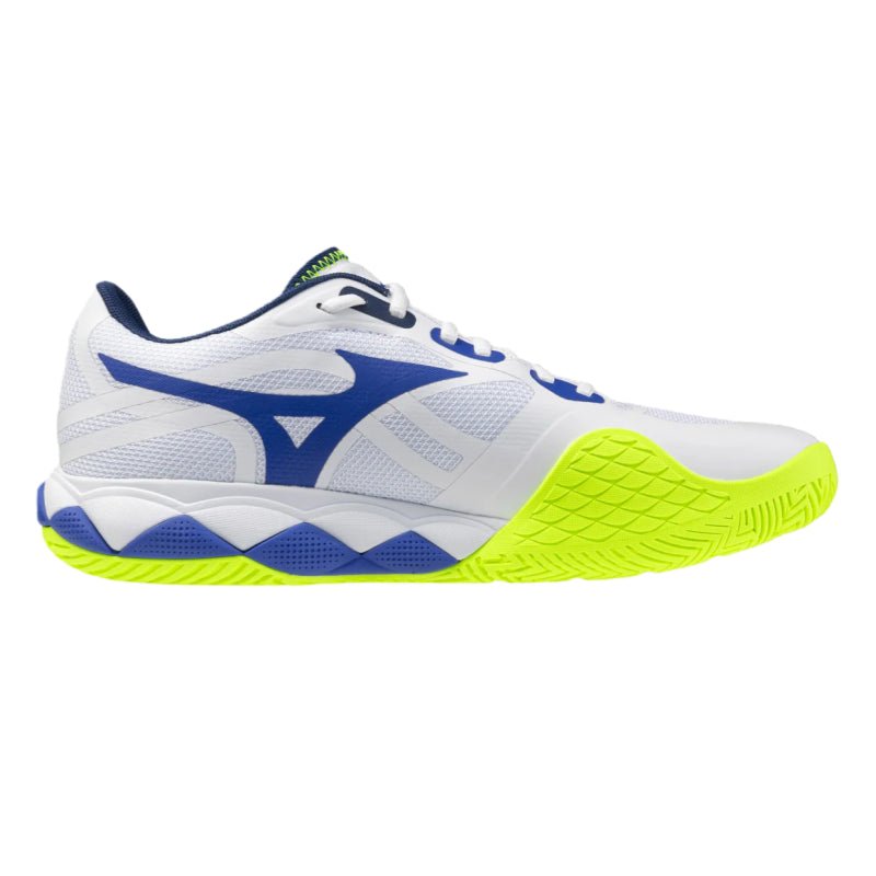 MIZUNO WAVE ENFORCE TOUR 2 AC MEN'S Tennis Shoes - White Lightning Yellow - Gem Sports