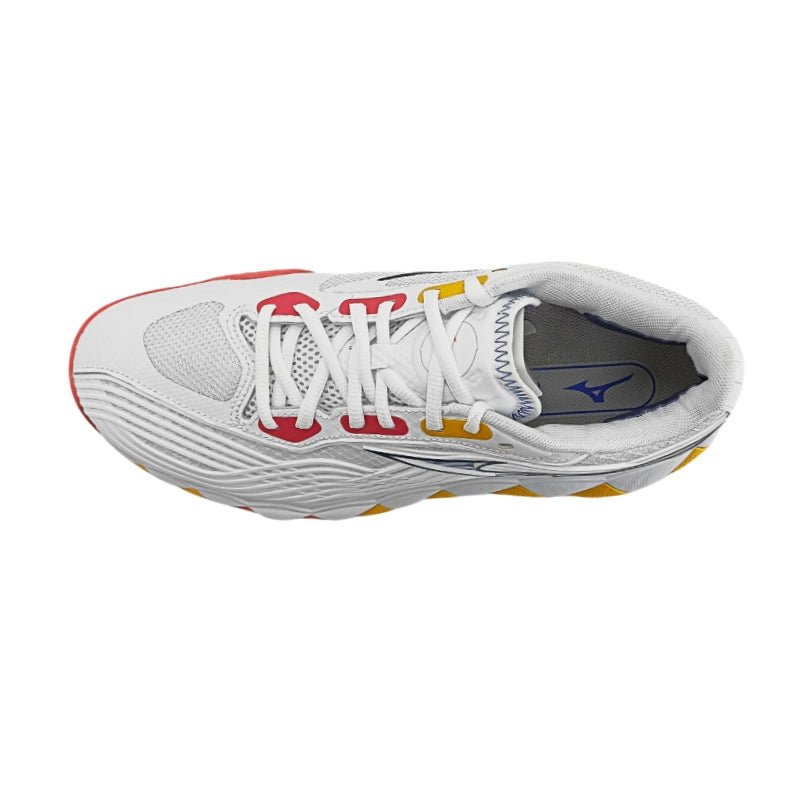 MIZUNO WAVE ENFORCE TOUR 2 AC WOMEN'S Tennis Shoes - White/Icelandic Blue/Calypso Coral - Gem Sports