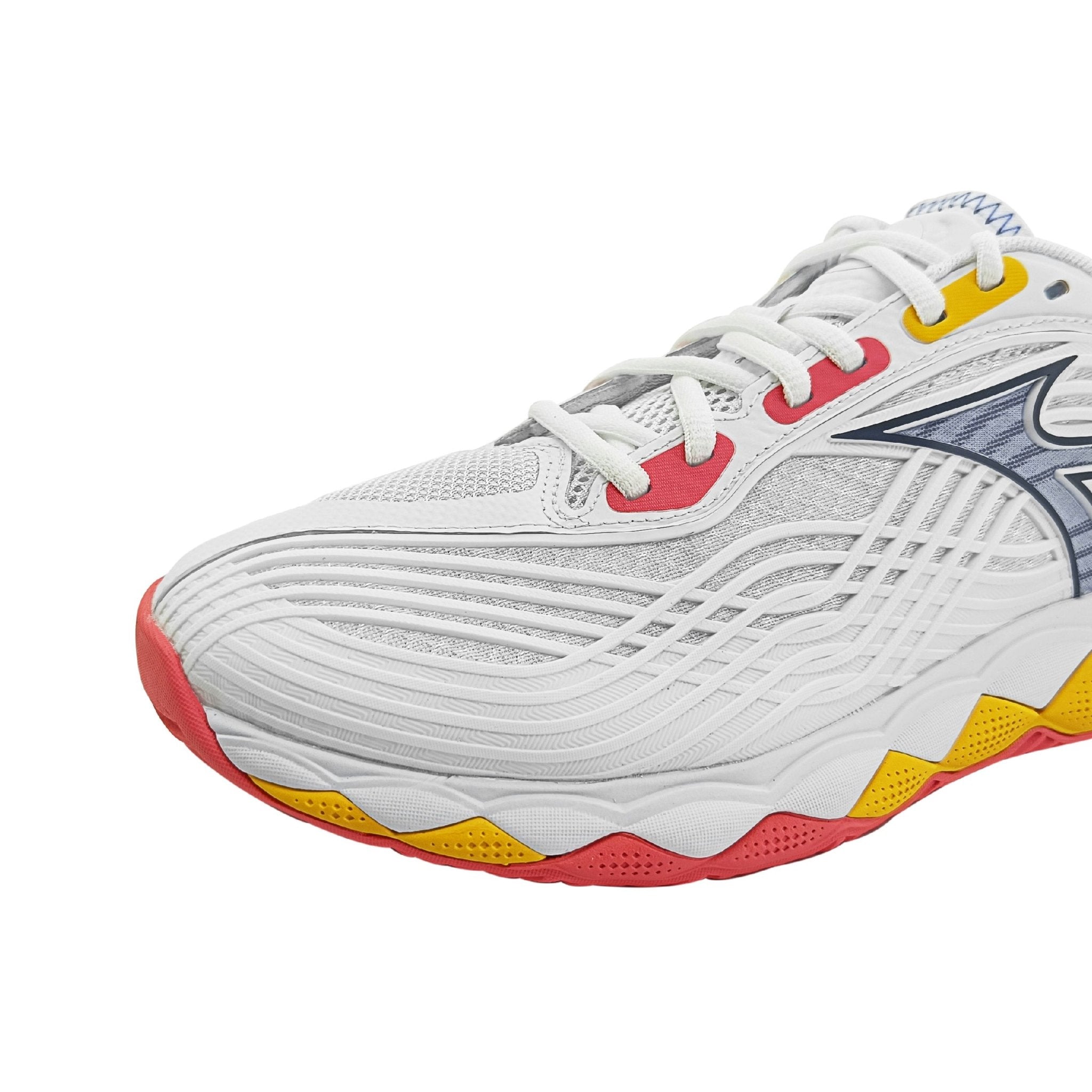 MIZUNO WAVE ENFORCE TOUR 2 AC WOMEN'S Tennis Shoes - White/Icelandic Blue/Calypso Coral - Gem Sports