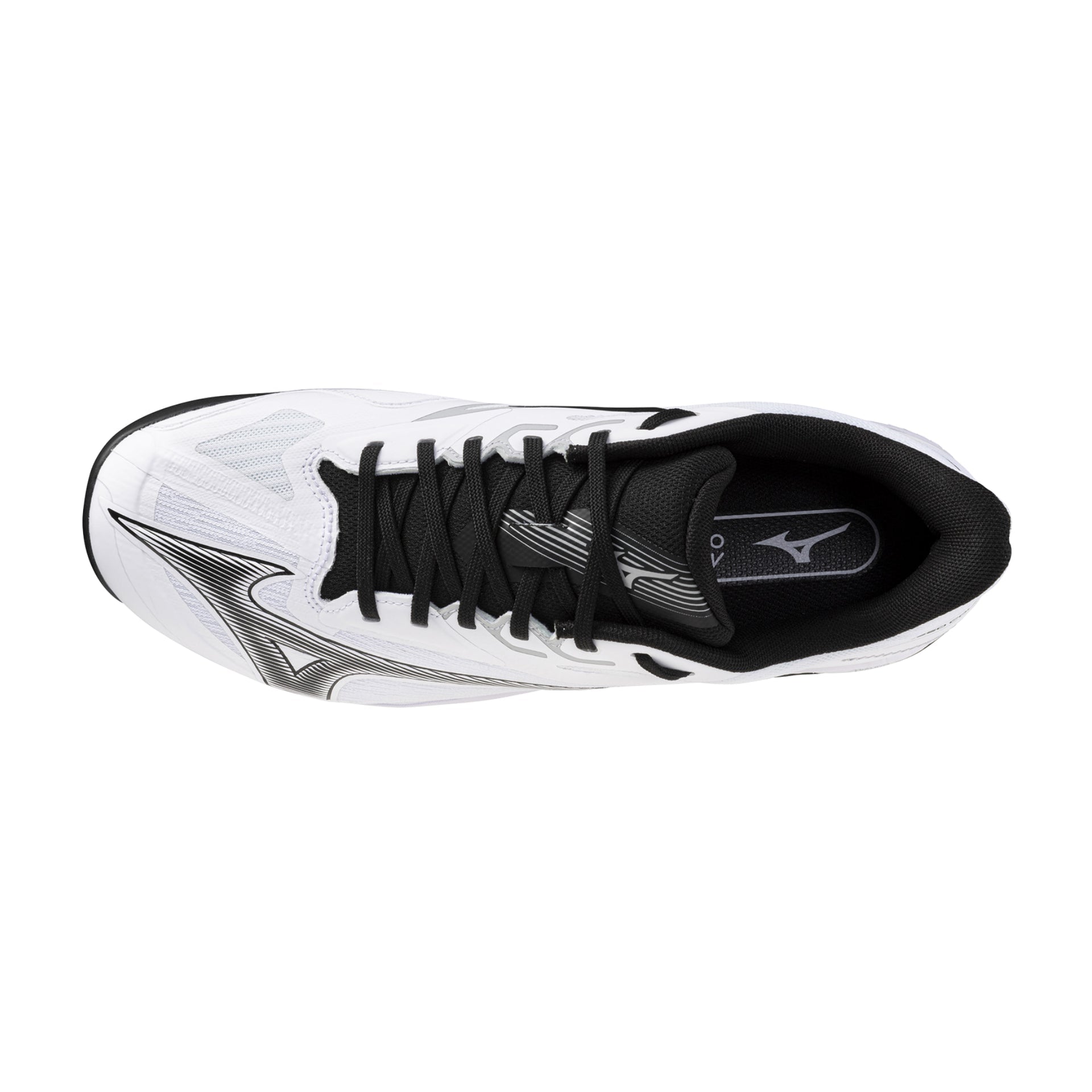 MIZUNO WAVE EXCEED COURT AC MEN'S Tennis Shoes - White/Black/Harbor Mist - Gem Sports