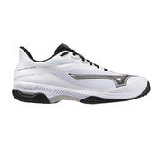 MIZUNO WAVE EXCEED COURT AC MEN'S Tennis Shoes - White/Black/Harbor Mist - Gem Sports