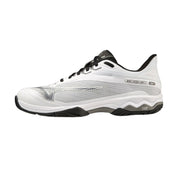 MIZUNO WAVE EXCEED LIGHT 2 AC MEN'S Tennis Shoes White Metallic Grey - Gem Sports