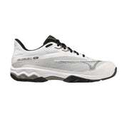 MIZUNO WAVE EXCEED LIGHT 2 AC MEN'S Tennis Shoes White Metallic Grey - Gem Sports