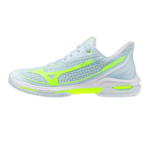 MIZUNO WAVE EXCEED TOUR 7 CC WOMEN'S Tennis Shoes - Ice Water/Lightning Yellow/White - Gem Sports