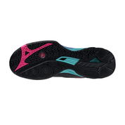 MIZUNO WAVE FANG 2 Badminton Shoes Salute/Hibiscus/Peacock Blue UNISEX - Gem Sports