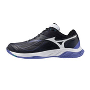 MIZUNO WAVE FANG 2 UNISEX Badminton Shoes - Blue Granite/White/Iris Boom - Gem Sports