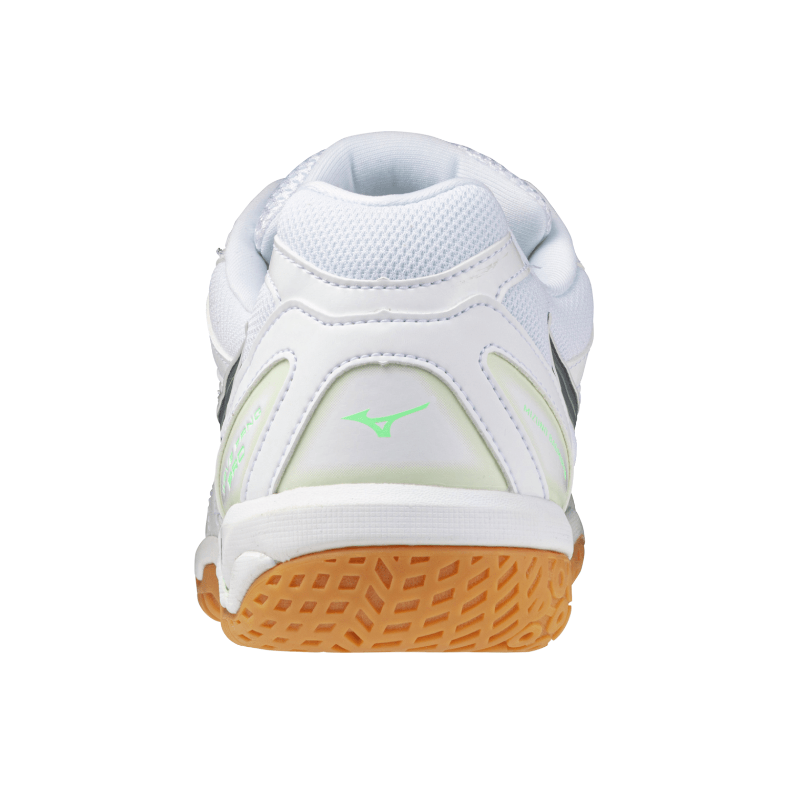 MIZUNO WAVE FANG PRO Badminton Shoes White/India Ink/Neo Mint UNISEX - Gem Sports