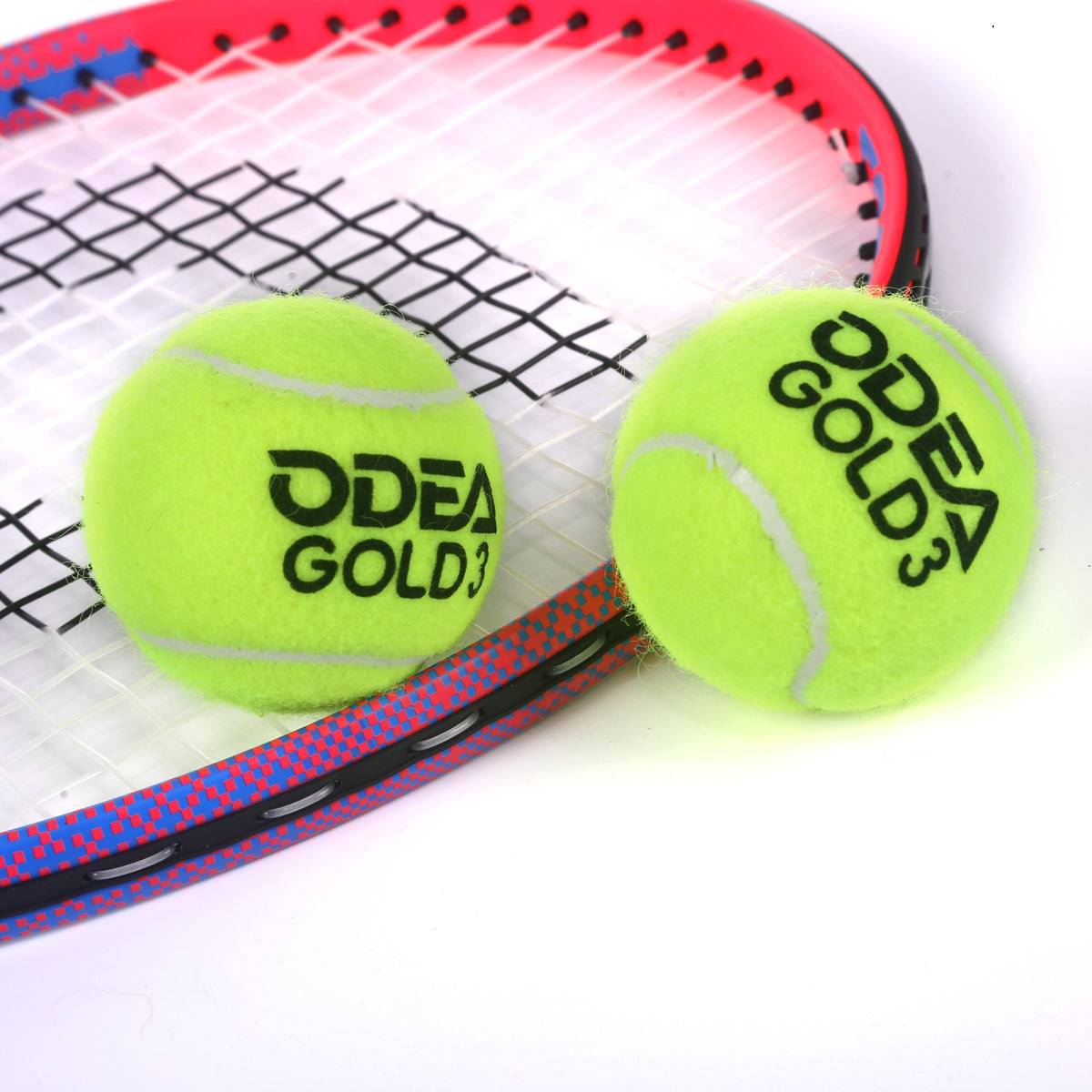 ODEA Gold Professional Training Tennis Balls - 60 Pack, ITF Approved, All Surface - Gem Sports