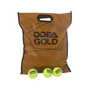 ODEA Gold Professional Training Tennis Balls - 60 Pack, ITF Approved, All Surface - Gem Sports