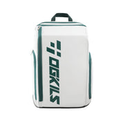 OGKILS "Eye - Catching" Badminton Backpack (3pcs) White/Green - Gem Sports