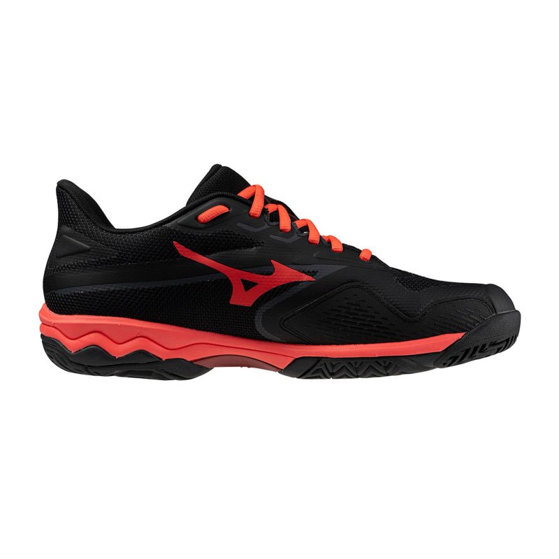 (CLEARANCE) MIZUNO WAVE EXCEED LIGHT 2 AC MEN'S Tennis Shoes Black/Radiant Red