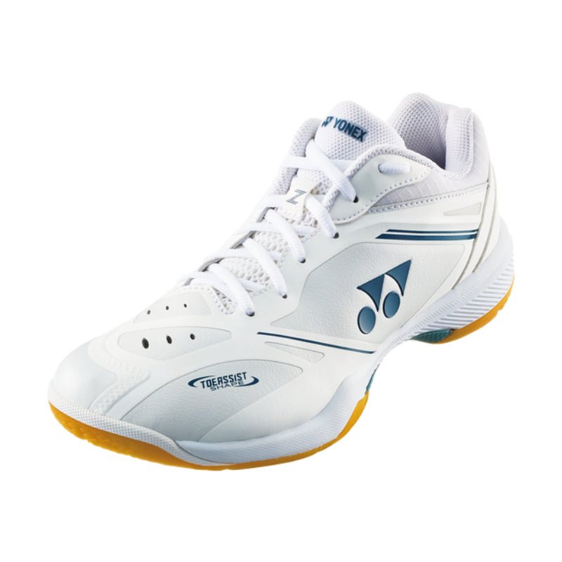 (PRE - ORDER) YONEX Power Cushion 65 Z4 WIDE White UNISEX Badminton Shoes - Gem Sports