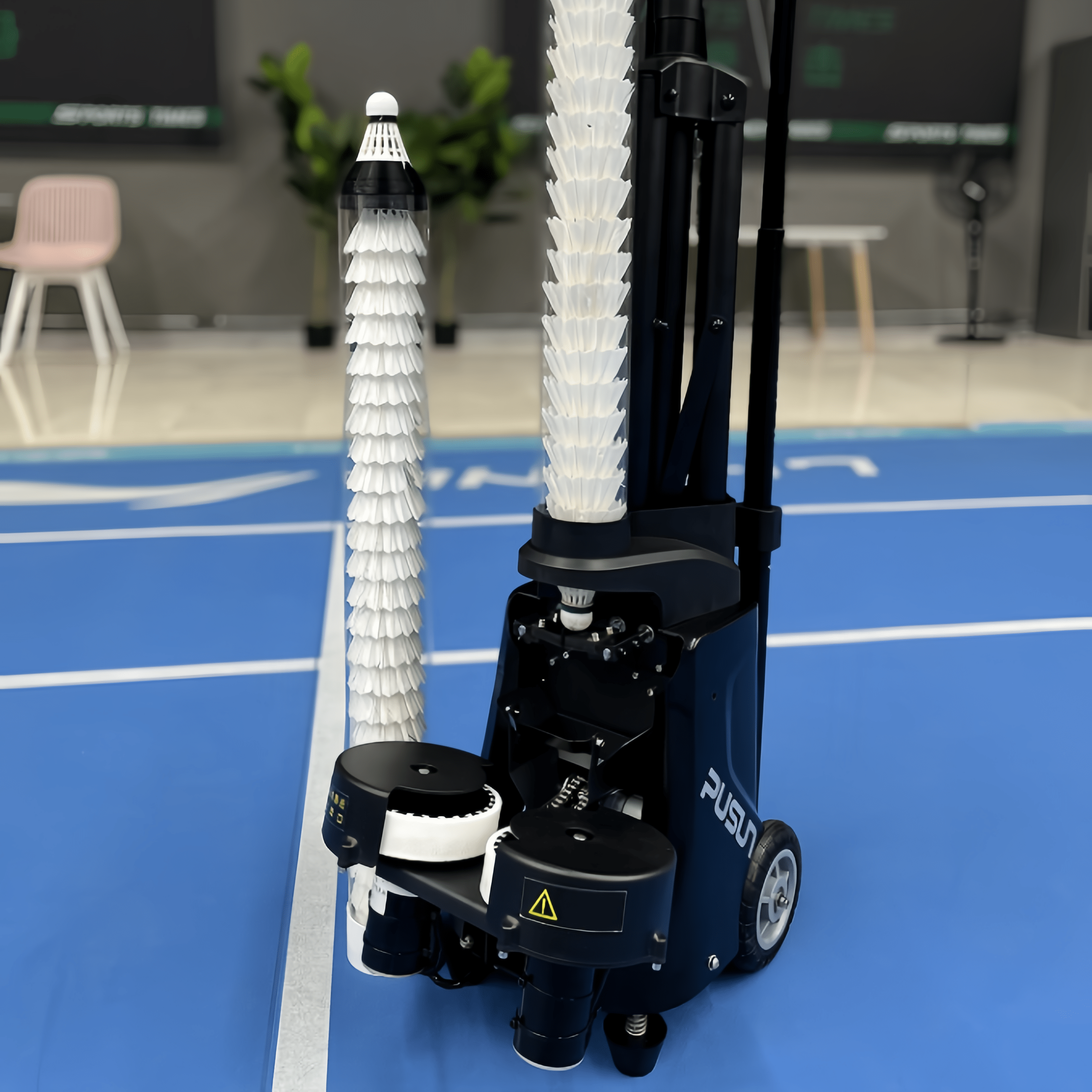 (PREORDER) PUSUN PB-mini Badminton Ball Machine - Gem Sports