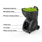 PUSUN PT - MAX C Tennis Ball Machine - Gem Sports