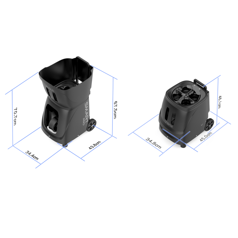 PUSUN PT - Smart Pro Tennis Ball Machine - Gem Sports