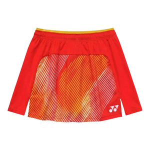 YONEX Women’s Skirt (With Inner Shorts) TEAM CHINA 26195YX - Bright Red