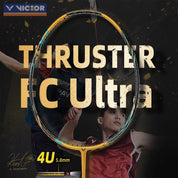 VICTOR Thruster-F Claw Ultra Badminton Racquet – Unstrung & Free Grip