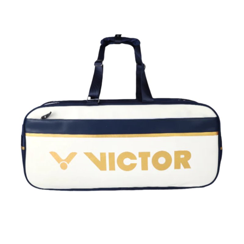 VICTOR 2024 Olympic Badminton Racquet Bag BR9612 - AB Bright White/Medieval Blue - Gem Sports