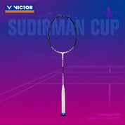 VICTOR 2025 Sudirman Cup Finals AuraSpeed Fantôme SC25 White Badminton Racquet (UNSTRUNG) - Gem Sports