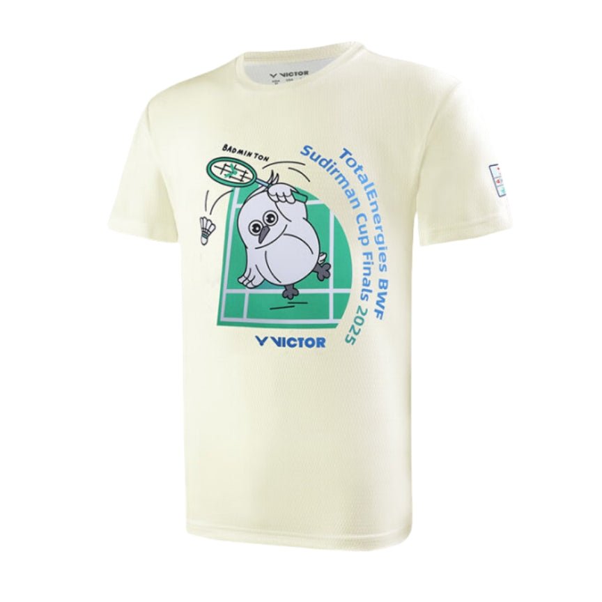 VICTOR 2025 Sudirman Cup Finals UNISEX T-Shirt T - SC2503 L - White - Gem Sports