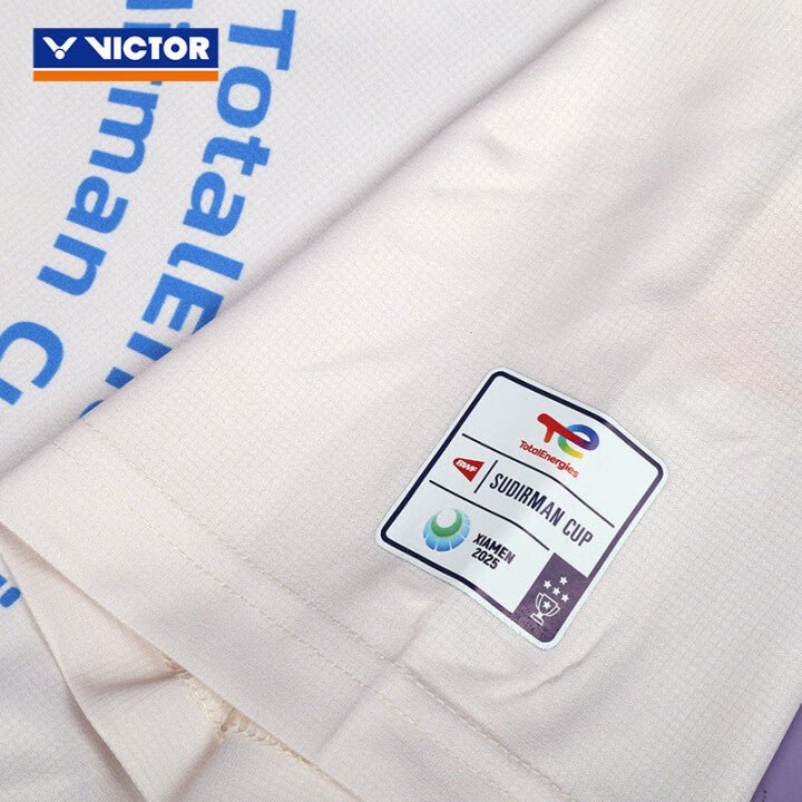 VICTOR 2025 Sudirman Cup Finals UNISEX T-Shirt T - SC2503 L - White - Gem Sports
