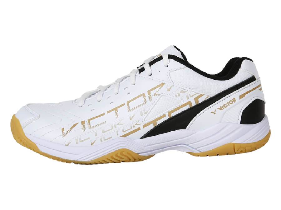 VICTOR A170 AC (Entry Level) Badminton Shoes White/Gold UNISEX - Gem Sports