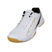 VICTOR A170 AC (Entry Level) Badminton Shoes White/Gold UNISEX - Gem Sports