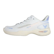 VICTOR A600F - AT Women's Badminton Shoes - Pearly White/Blue Violet - Gem Sports