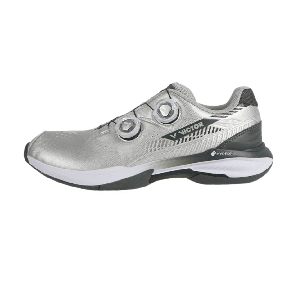 VICTOR A810 MEN'S Badminton Shoes SK - Glossy Silver/Iron Gate - Gem Sports