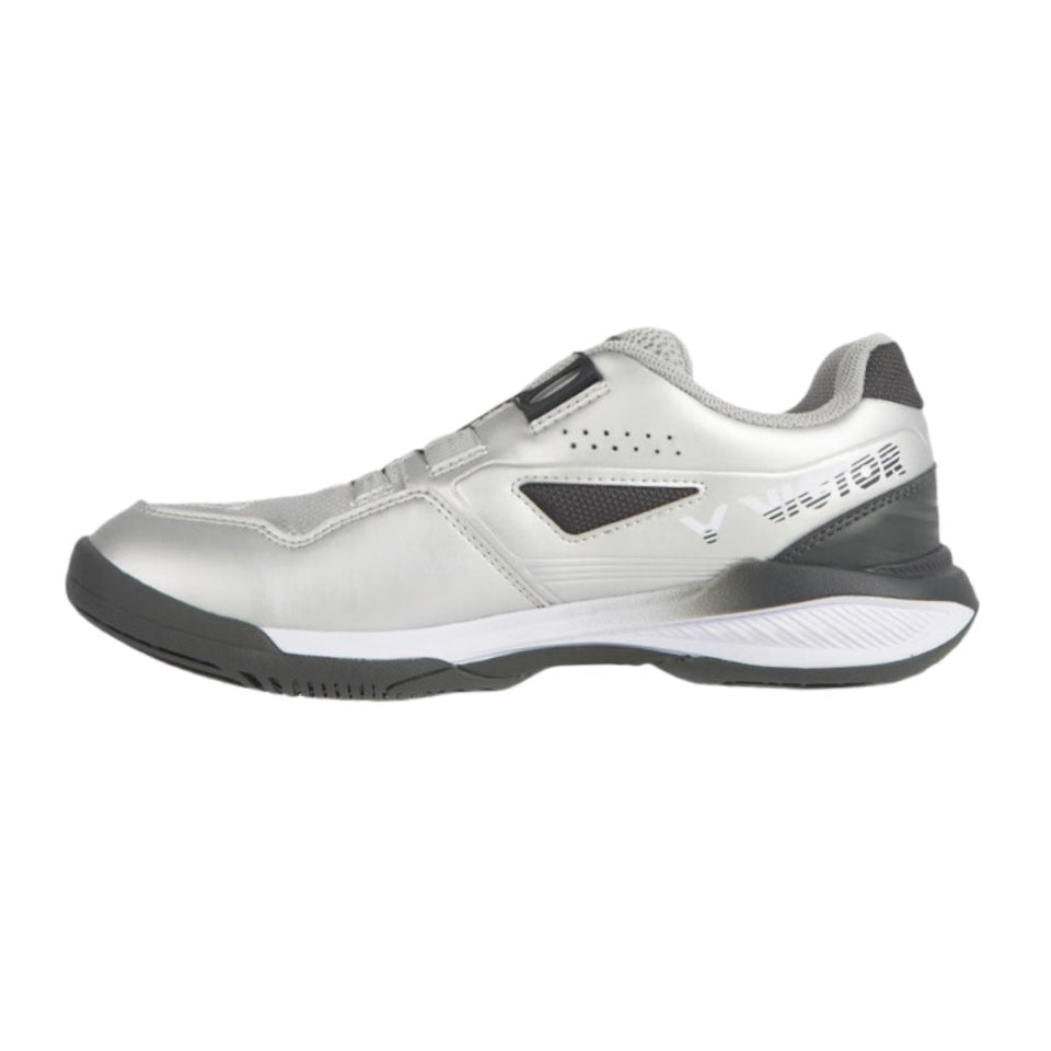 VICTOR A810 MEN'S Badminton Shoes SK - Glossy Silver/Iron Gate - Gem Sports