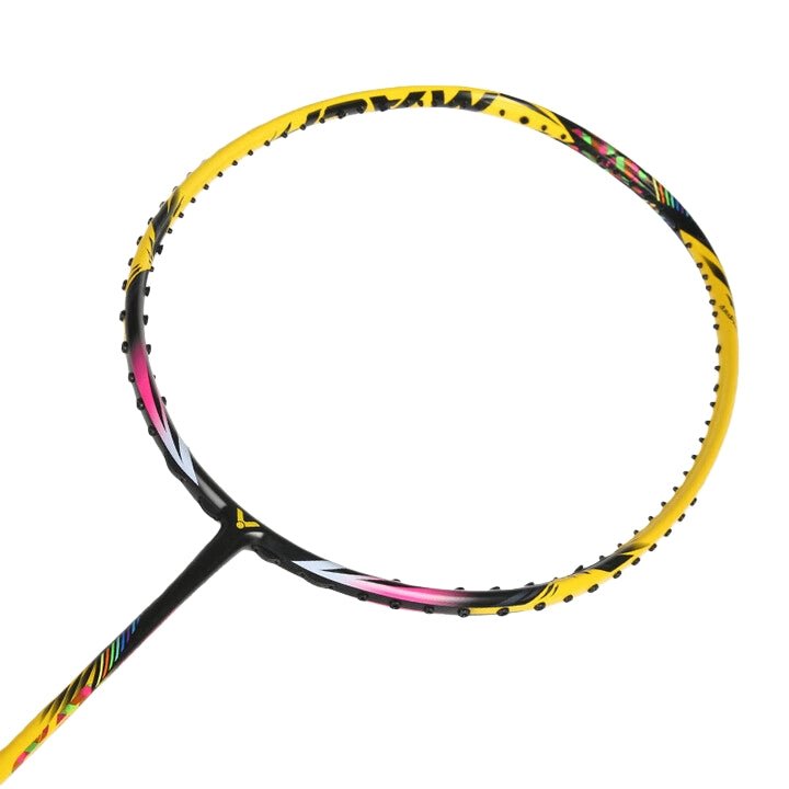 VICTOR AuraSpeed 25 MACH (E - Yellow) 4U/G5 Badminton Racquet – Unstrung & Free Grip - Gem Sports