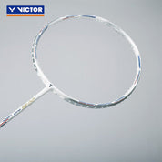 VICTOR AuraSpeed HS PLUS VBC (Pearl White) Badminton Racquet – Unstrung & Free Grip - Gem Sports