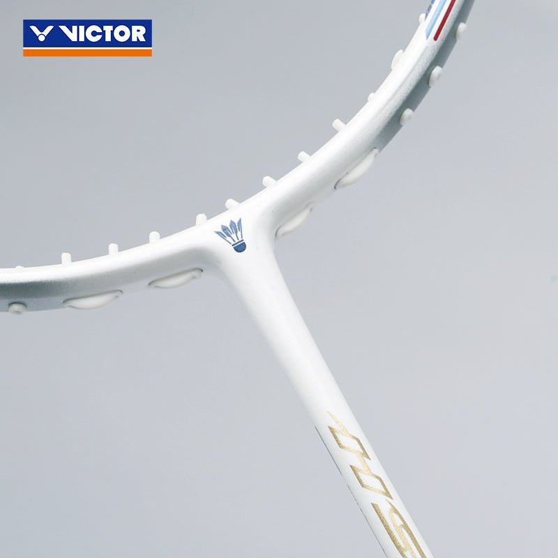 VICTOR AuraSpeed HS PLUS VBC (Pearl White) Badminton Racquet – Unstrung & Free Grip - Gem Sports