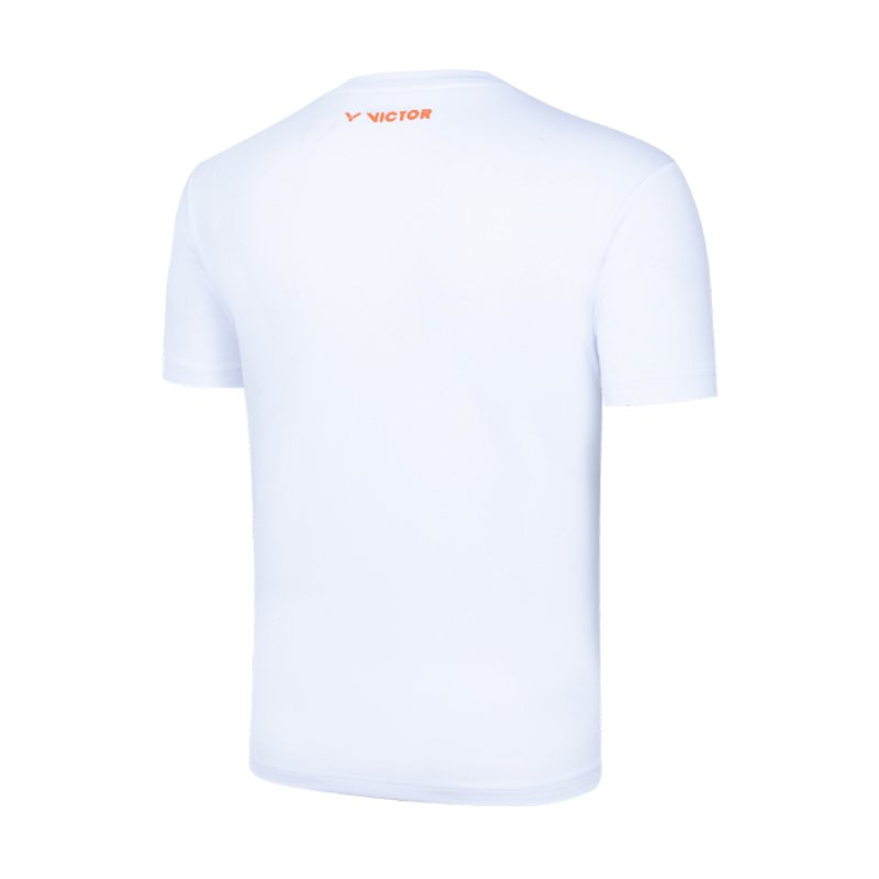 VICTOR Badminton T-Shirt T - 45004 A White Unisex - Gem Sports