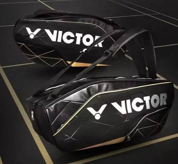 VICTOR BR9211 - C (6pcs) Racquet Bag Black/Gold - Gem Sports